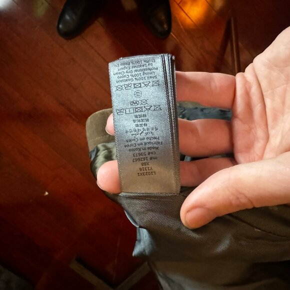 $2298 JOHN VARVATOS Brown "Cutaway" Leather Jacket sz48 - Picture 6 of 13